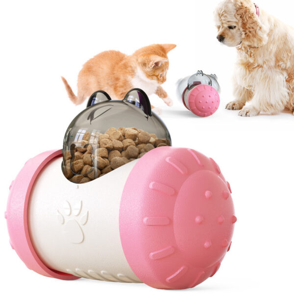 Pets Toys Dog Cat Leaking Food Ball Educational Interactive Toys Swing Bear Slow Food Ball - Image 2