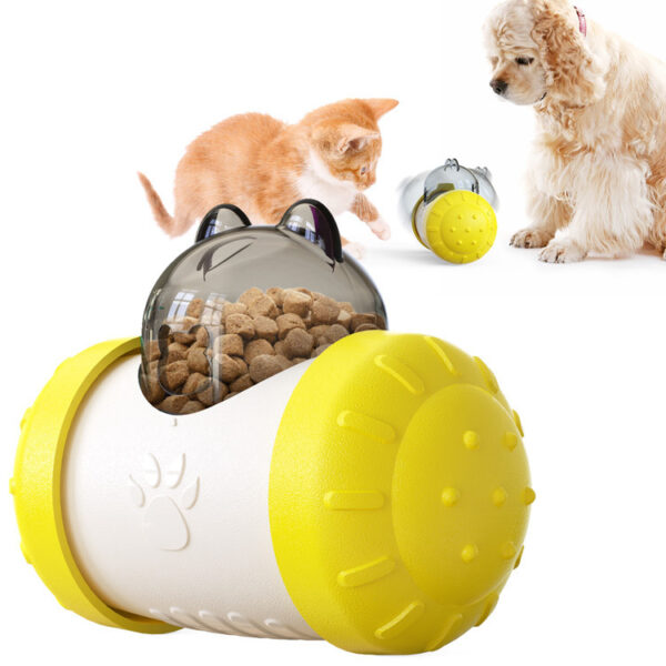 Pets Toys Dog Cat Leaking Food Ball Educational Interactive Toys Swing Bear Slow Food Ball - Image 4