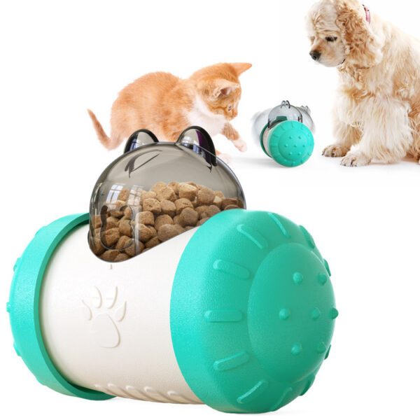 Pets Toys Dog Cat Leaking Food Ball Educational Interactive Toys Swing Bear Slow Food Ball - Image 5